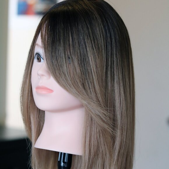 Gorgeous Ombre Silk Human Hair Topper | MadisonWigsCollection - Picture 3 of 11